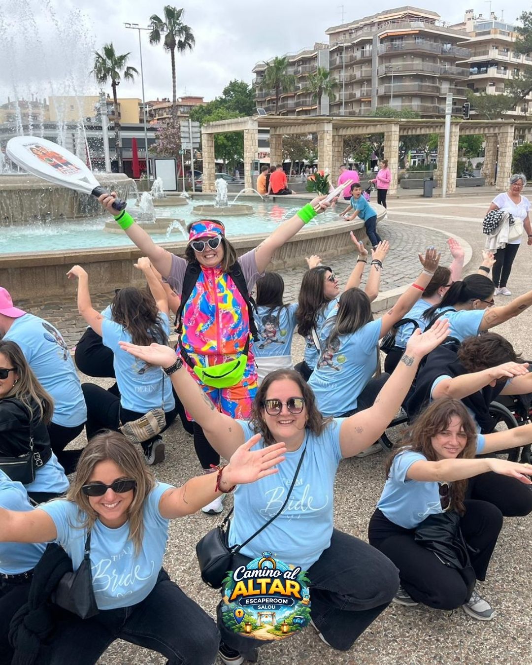 Escape room despedida soltera Salou – grupo en acción